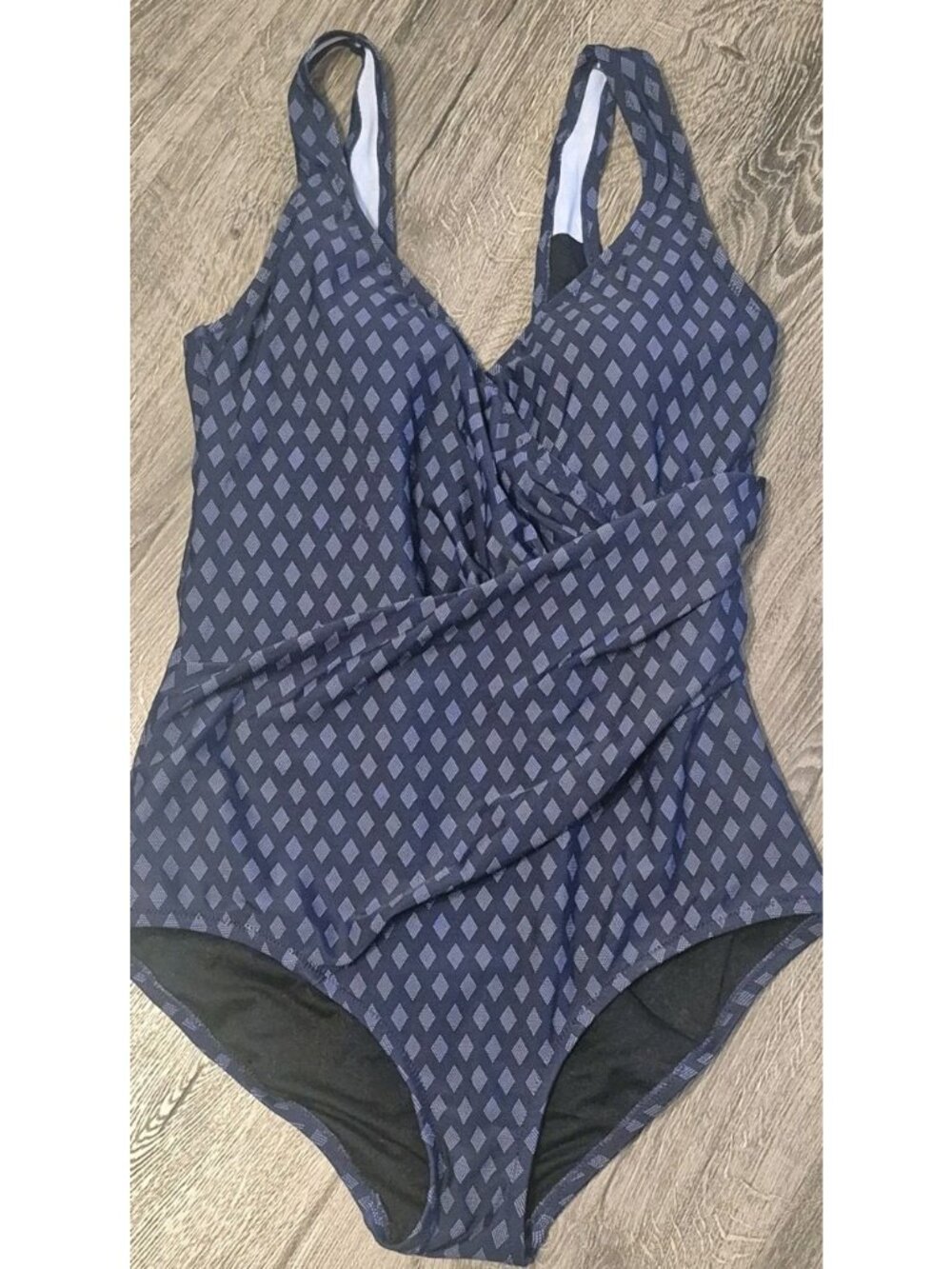 SEEKERS Australia Blue One- Piece Swimsuit Bathingsuit Women's Size 8
